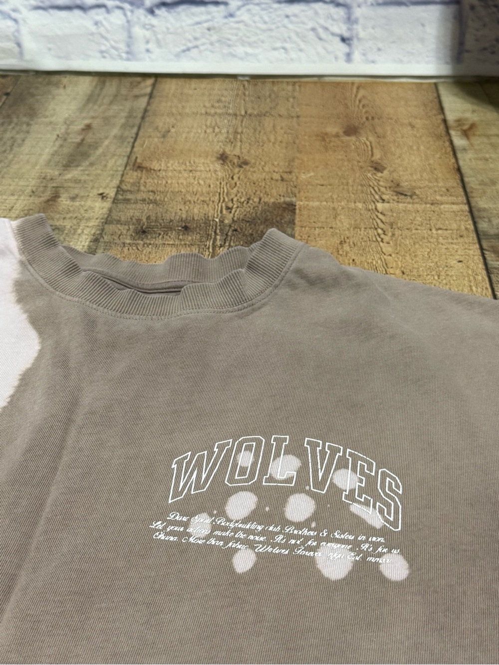 Darc sport  wolves oversized t shirt with flaws XL - Picture 5 of 9